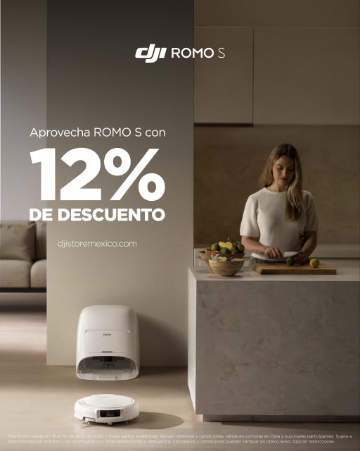 Aprovecha el descuento en DJI ROMO S y descubre una nueva forma de mantener tu hogar limpio y ordenado. 🤖🏠
🛒 Conoce más: www.djistoremexico.com
#DJIRomoS #DJIStoreMexico #SmartHome #HogarInteligente #RobotAspirador