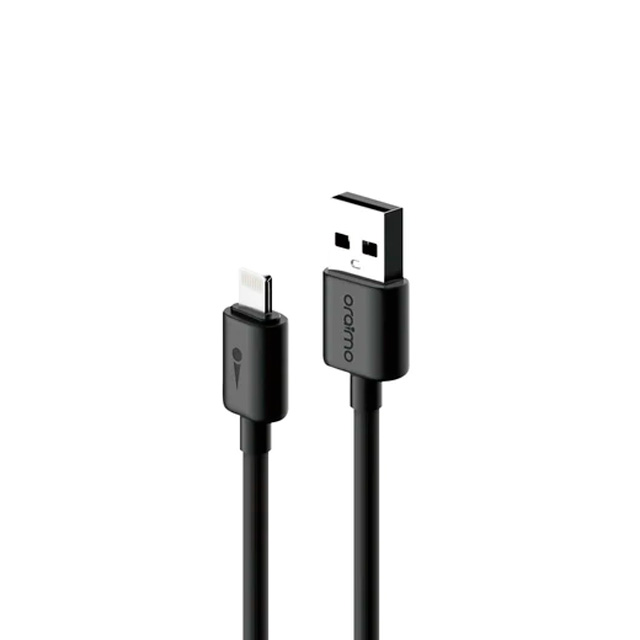ORAIMO CABLE USB-A A LIGHTNING 2A 1M NEGRO