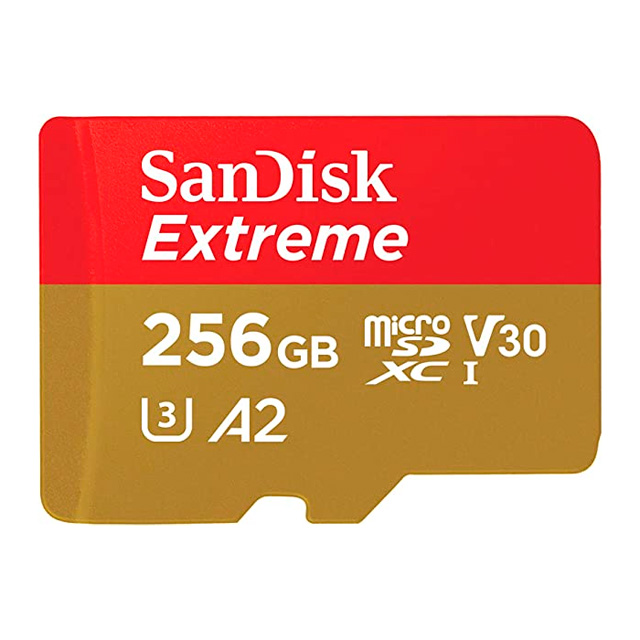 SANDISK EXTREME MICROSD 256 GB